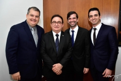 Valdir Neto, Manoel Linhares e Manoel Linhares Filho e Rodrigo Linhares