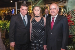 Flávio, Cristiana Alves e Huygens Garcia