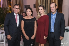 Beto Studart, Ana Studart, Tereza Ribeiro e César Ribeiro