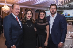 Rafael, Silvinha, Priscila e Thiago Leal