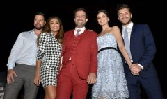 Carlos Eduardo Baptista, Juliana Paes, Bruno Astuto, Camila Queiroz e Klebber Toledo