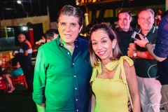 Dito Machado e Márcia Távora