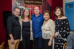 Juvêncio Câmara, Valeria Araújo, Célia Cirino, Veiber Chavier e Ana Cláudia Ferreira