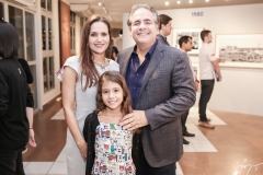 Manoela, Sara e Ricardo Bacelar