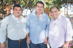 Cid Fraga, Waldir Diogo Neto e Samuel Diogo