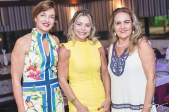 Cristiane Cavalcante, Tânia Vieira e Conceição Magalhães