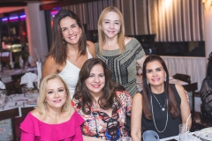 Sarah Philomeno, Ana Virgínia Martins, Martinha Assunção, Sandra Fujita e Lorena Pouchain