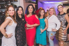 Ana Cristina Lima, Wânia Negromonte, Izabeli Leitão, Metoniza Vieira, Betinha Pessoa e Neusa Rocha