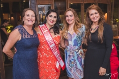 Rosana Raia, Izabeli Leitão, Ana Cristina Lima e Vânia Araújo
