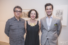 Marcos Moraes, Regina Teixeira de Barros e Giancarlo Hannud