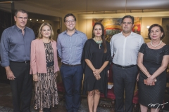 Randal Pompeu, Lenise Rocha, Eduardo Saron, Manoela Bacelar, Edson Queiroz Neto e Fátima Veras