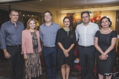 Randal Pompeu, Lenise Rocha, Eduardo Saron, Manoela Bacelar, Edson Queiroz Neto e Fátima Veras