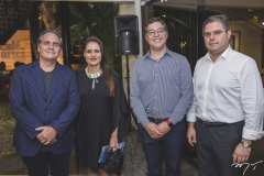 Ricardo Bacelar, Manoela Bacelar, Eduardo Saron e Edson Queiroz Neto