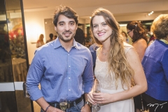 Rodrigo Porto e Gisele Bertin