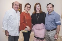 Sílvio Frota, Paula Frota, Aline e Igor Barroso