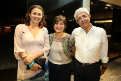 Hermínia Lima, Camila Girão e Ricardo Bezerra