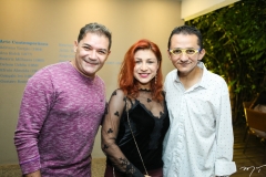 Luciano Rocha, Patrícia Porto e Eduardo Galdino