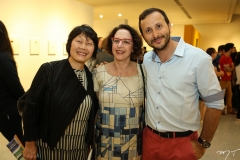 Marli Matsumoto, Regina Teixeira e Thiago Braga