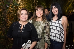 Lúcia Freitas, Tânia Vasconcelos e Rosalinda Pinheiro