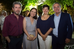 Pedro Boaventura, Manuela Corrêa, Telma Justa e George Leitão
