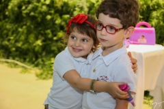 Athina Bastos e Sylvinho Leal