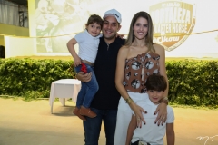 Athina, Bruno, Rebeca e Henri Bastos