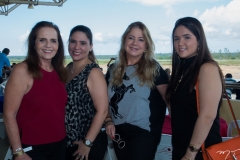 Clarissa e Joyce Brandão, Margareth Leal e Maria Eduarda Brandão