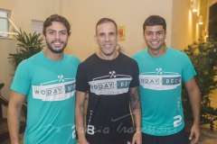 Pedro Pucci, Erivaldo Junior e Bert Guimarães