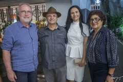 Cláudio Viriato, Carlos e Eva Macedo e Angélica Kassar