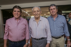 Dito Machado, Humberto Bezerra e Márcio Távora