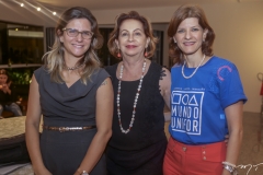 Lara Feitosa, Fátima Veras e Cristina Brasil