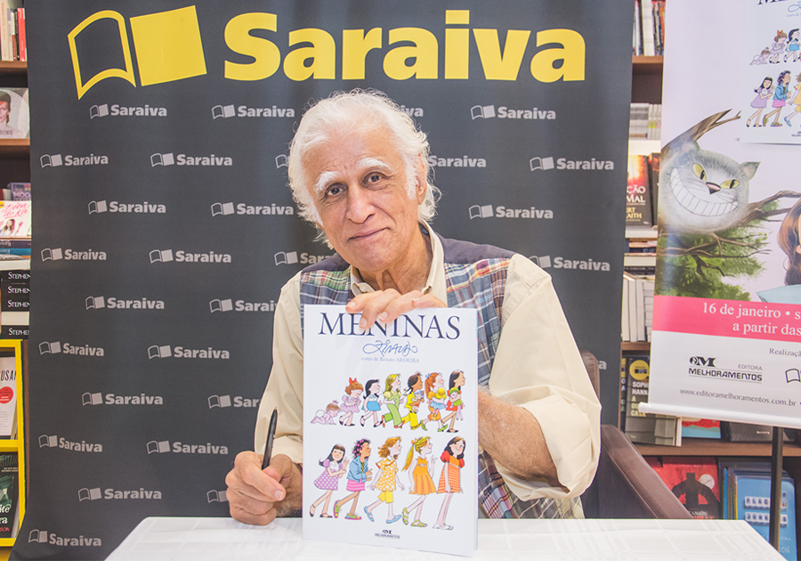 Ziraldo desembarca em Fortaleza para noite de autógrafos | Estivemos lá!