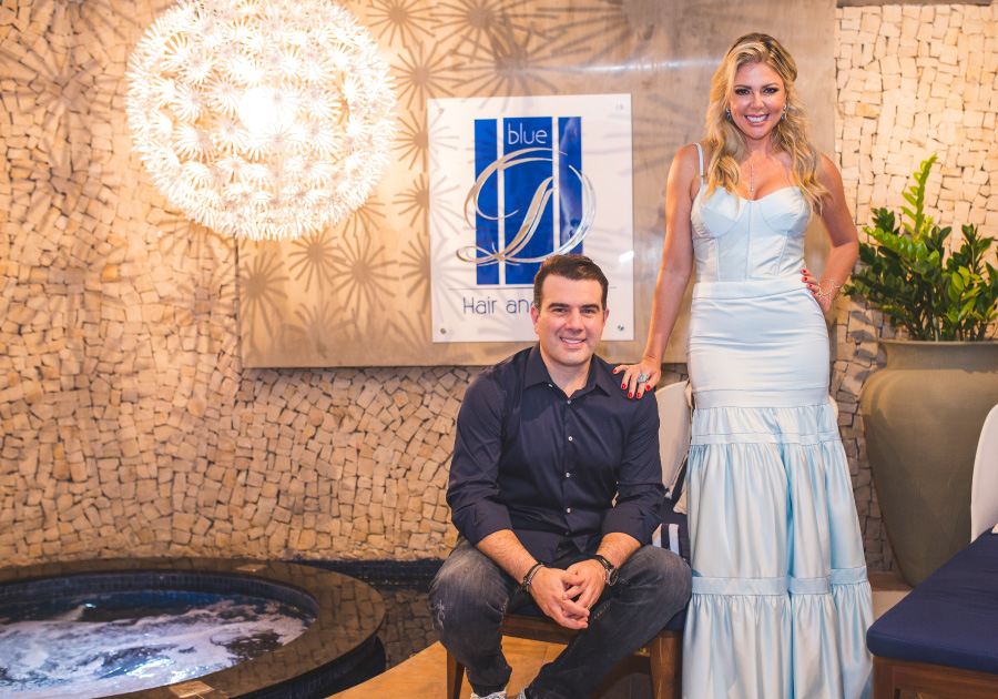 Expectativa | Paty e Danilo Dias inauguram mais um spa da rede BLUE D