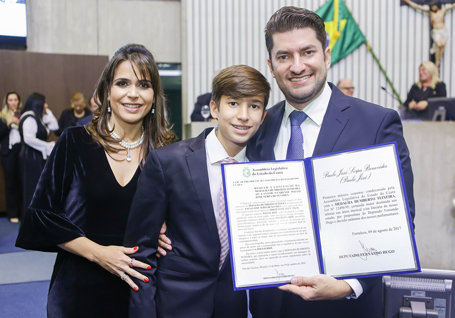 A arte do canto | Paulo José é homenageado na Assembleia Legislativa do Ceará!