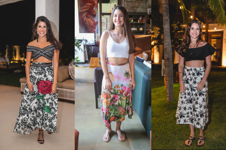 saia midi com rasteirinha