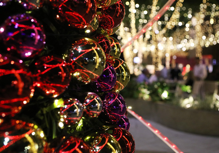 Viver o melhor da cidade | Jardins Open Mall lança sua décor natalina com festa