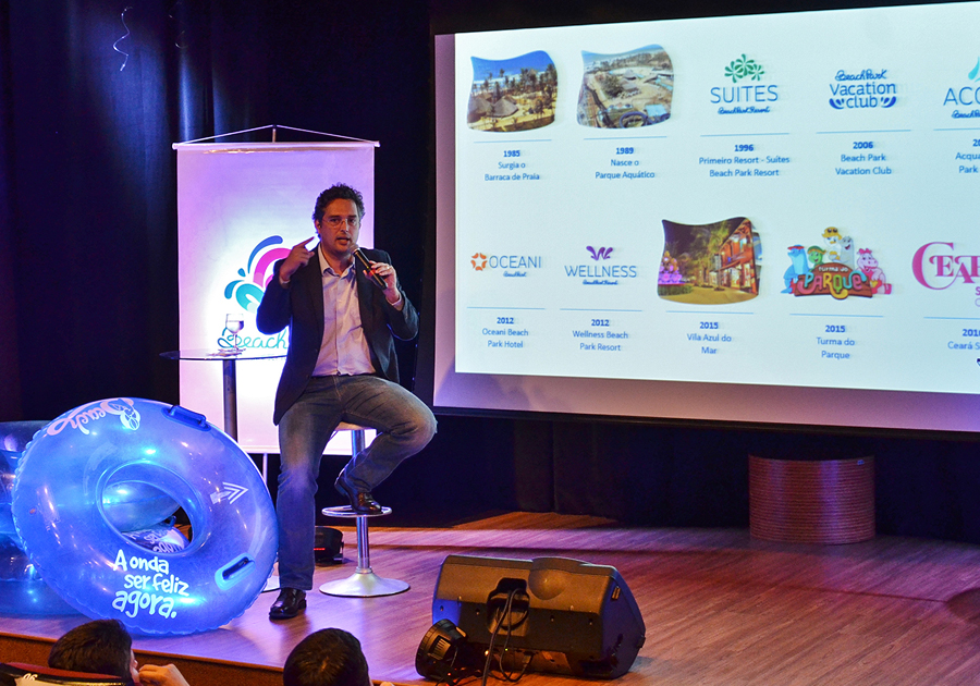 Evolução e reinvenção é tema de palestra com Murilo Pascoal, do Beach Park