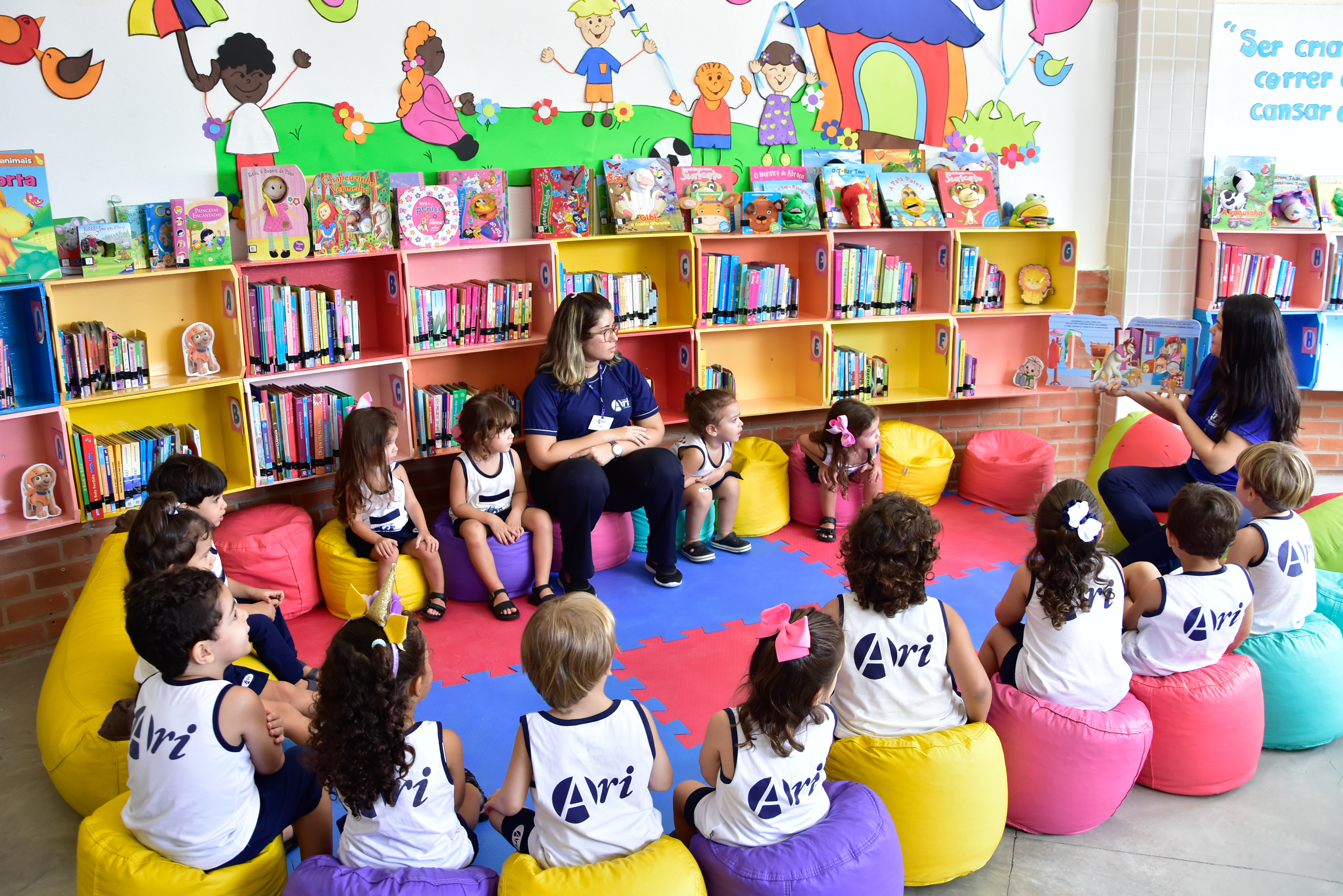 Leitura para o desenvolvimento: Biblioteca Infantil do Colégio Ari de Sá é destaque pelos projetos especiais