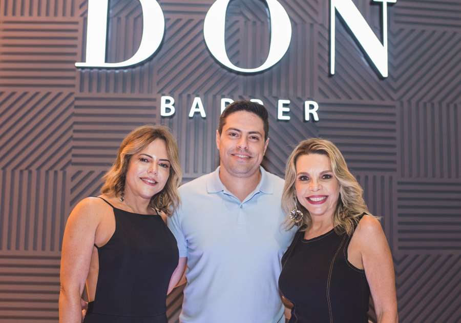 Cynthia e Anchieta Gomes inauguram Don Barber; veja fotos