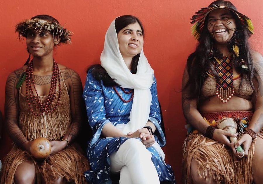 Em visita ao Brasil, Malala anuncia que vai patrocinar três brasileiras que lutam pela educação de meninas