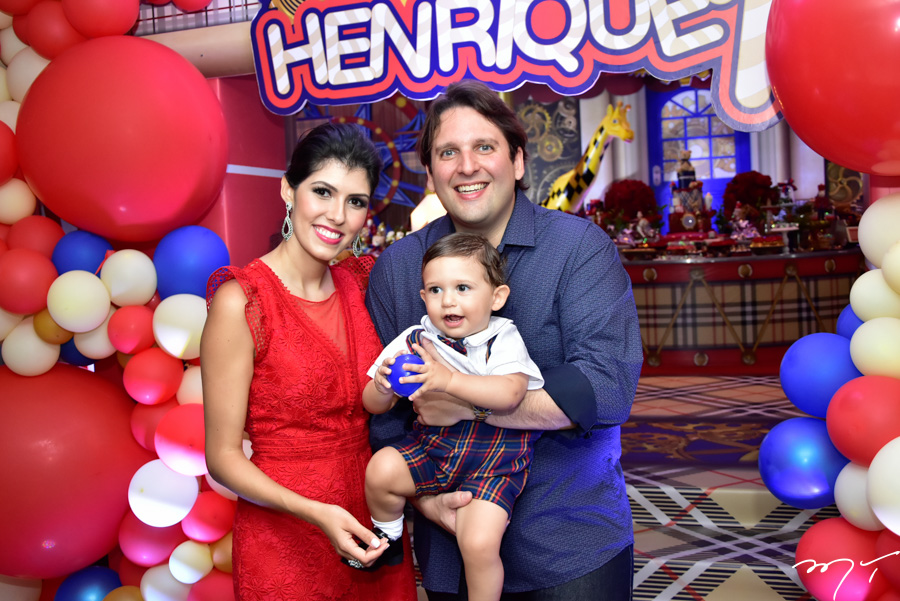 Filho de Flávia e Daniel Simões, Henrique completa 1 ano; dá uma olhada nas fotos da festa