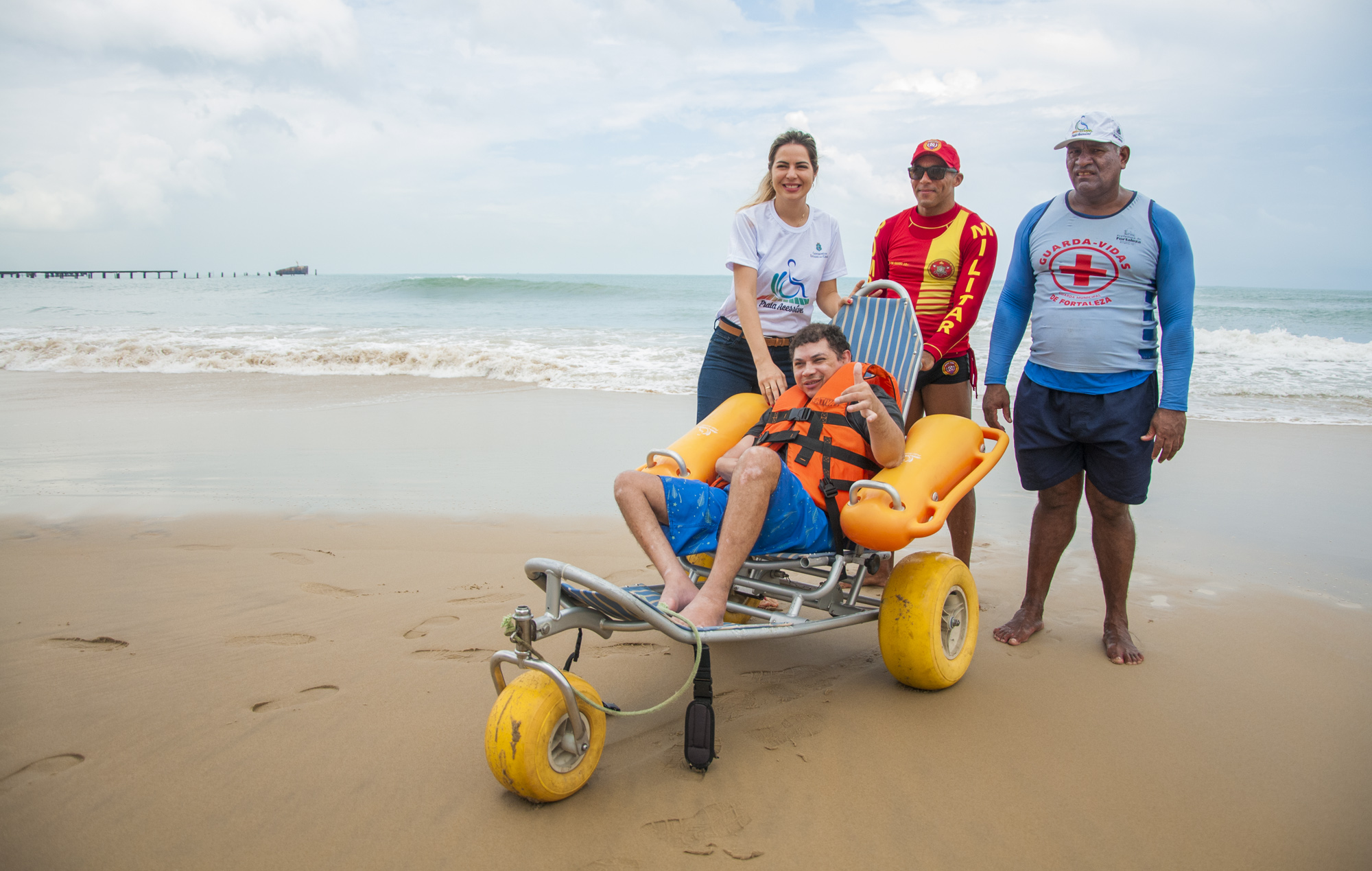 Projeto Praia Acessível completa 3 anos no Ceará