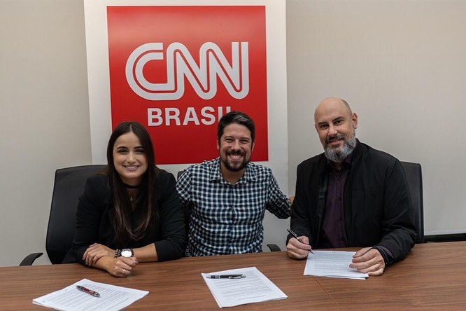 CNN Brasil anuncia contratação de Mari Palma e Phelipe Siani