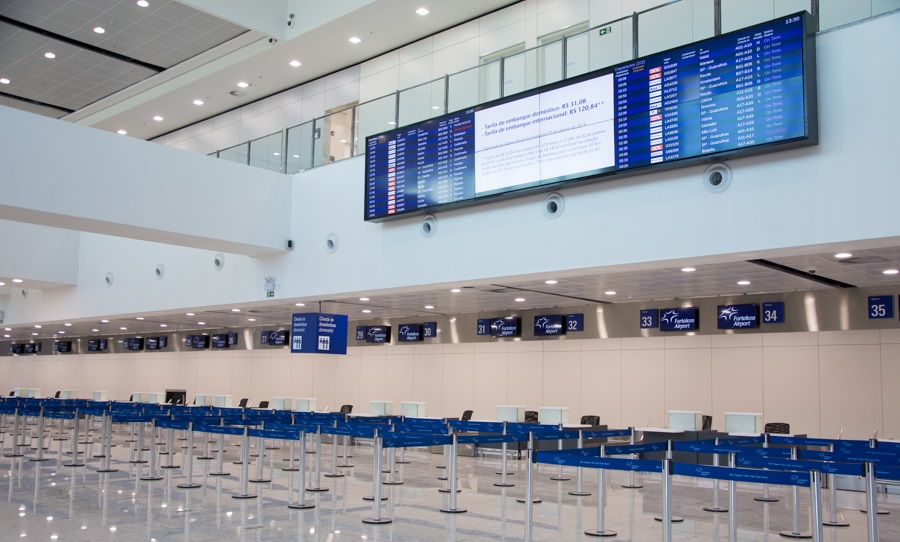 Aeroporto de Fortaleza recebe sistema de checagem eletrônica de passaportes ainda em 2019