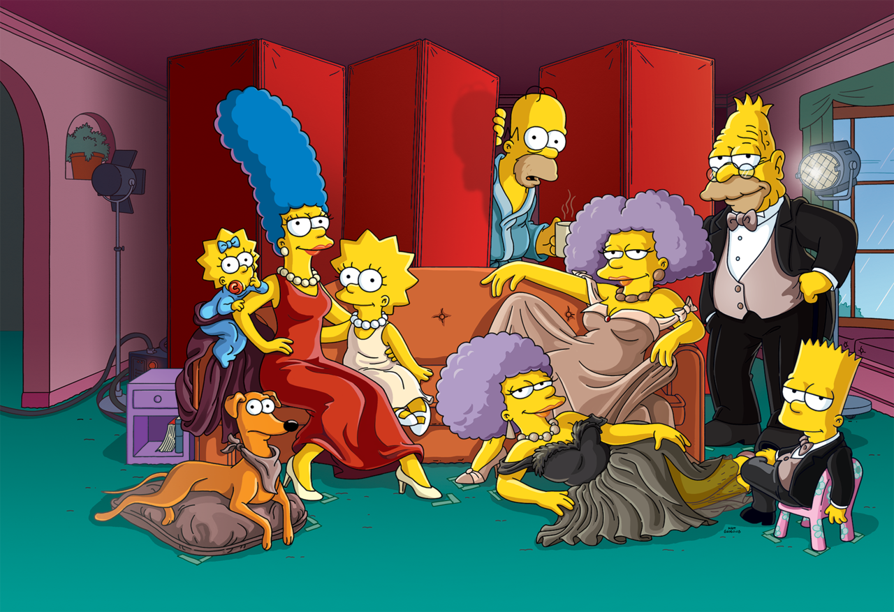 ‘Os Simpsons’ celebram 30 anos com “ensaio” para a revista Vanity Fair