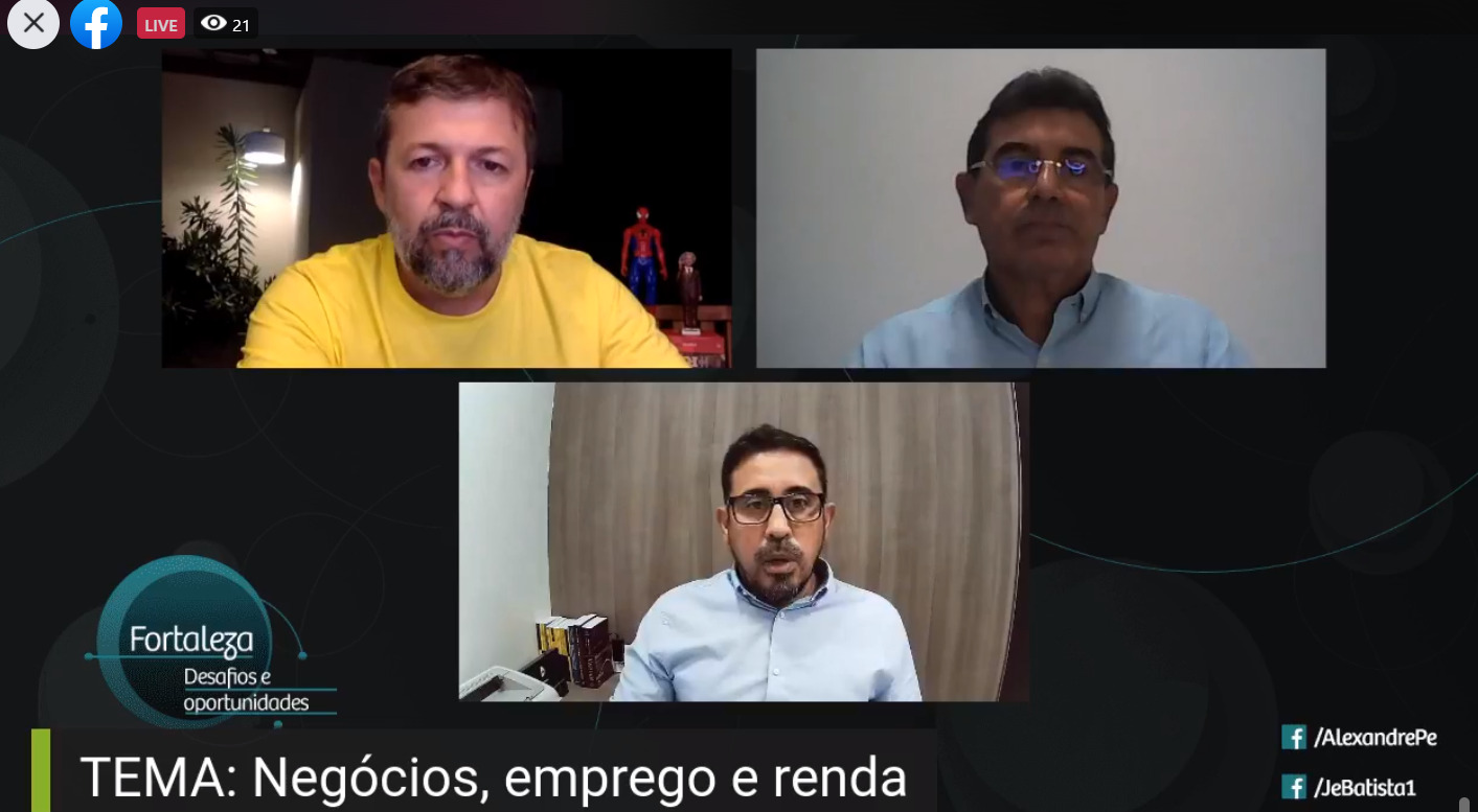 Pré-candidatos à Prefeitura de Fortaleza debatem o futuro econômico da Capital