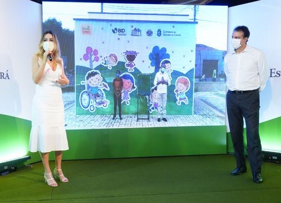 Camilo e Onélia Santana entregam Praça Mais Infância de Juazeiro do Norte