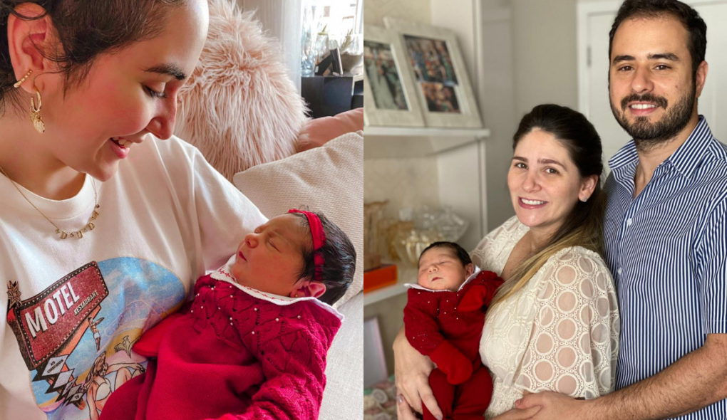 ‘Presente para nossa família’, diz Duda Riedel sobre o nascimento da sobrinha Maria Thereza