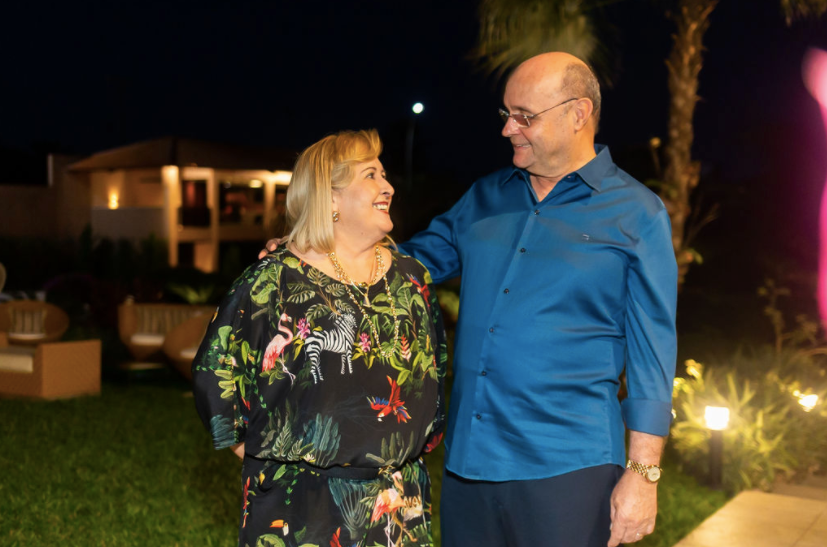 Fernando Gurgel ganhou aniversário organizado pela esposa (Foto: Arquivo pessoal)