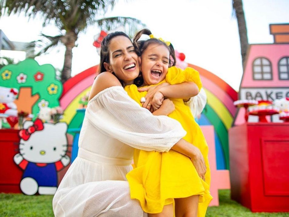Marília Queiroz festeja os 4 anos de Ava em party intimista